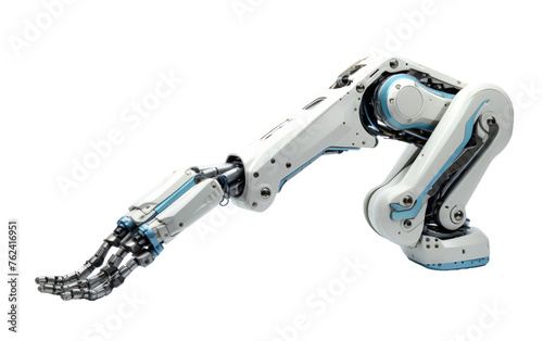 Robot Arm, Robotic arm Isolated on Transparent background.
