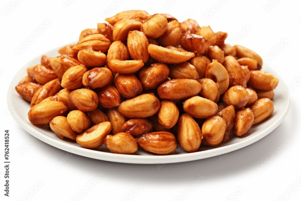 Nutritious Salted roasted peanuts. Seed snack food. Generate Ai Nutritious Salted roasted peanuts. Seed snack food. Generate Ai
