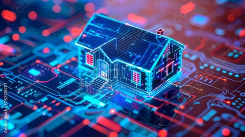 AI smart home system managing energy efficiently