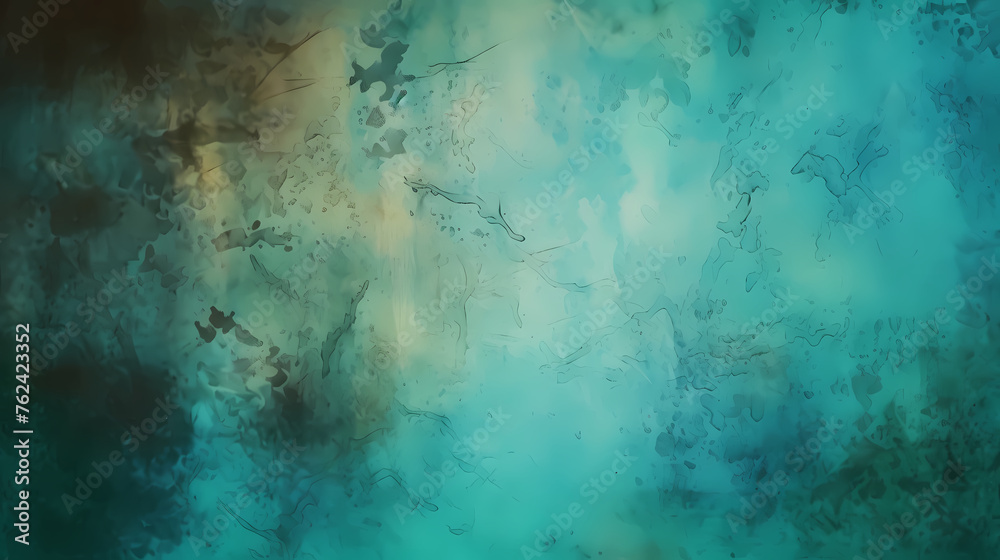 Obraz premium Green abstract painting background