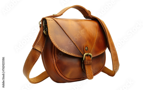 Small Leather Sling Bags for Women Crossbody Isolated on Transparent background.