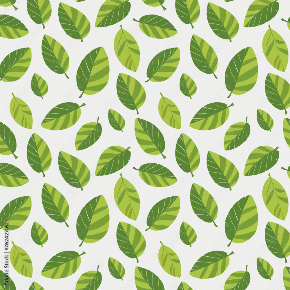Obraz premium Seamless leaf pattern design 