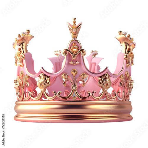 Pink princess crown clipart photo