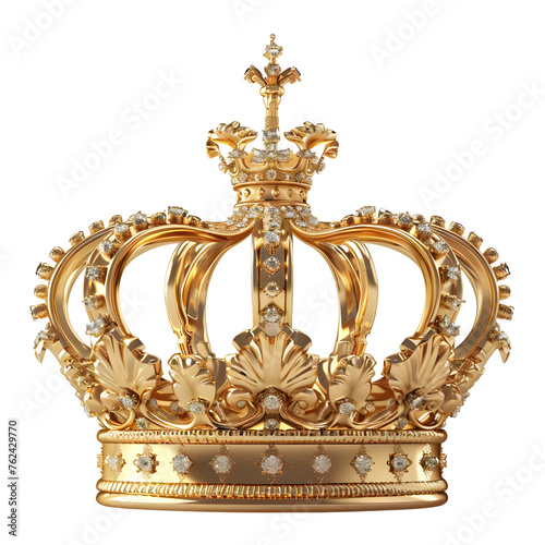 gold queen crown clipart