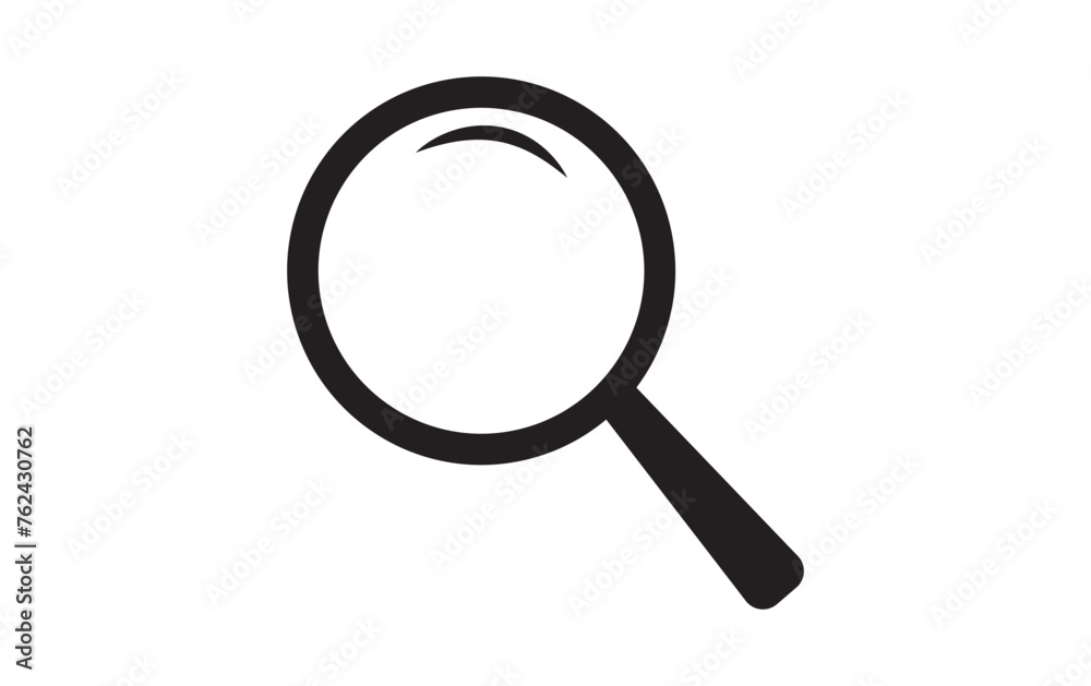 search icon magnifying glass vector sign isolated on white background search icon magnifying glass vector sign isolated on white background