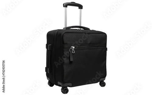 Under seat Lightweight Suitcase 16-inch Lightweight Travel Luggage Isolated on Transparent background.