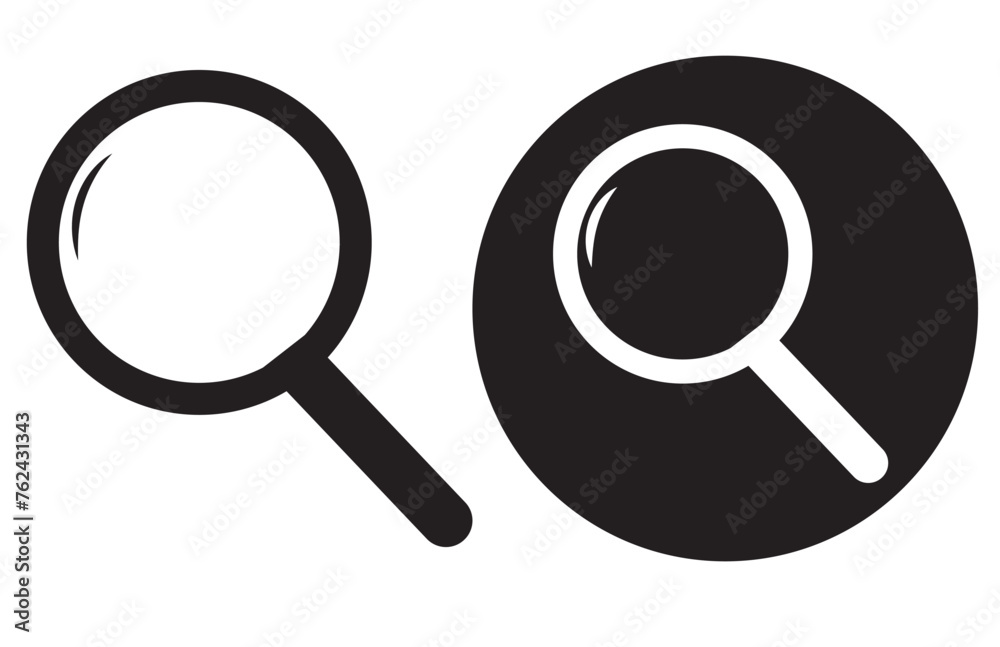 zoom icon illustration on white background zoom icon illustration on white background