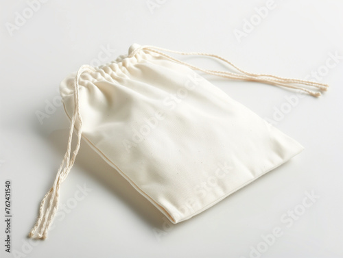 Cotton drawWriting bag, cotton canvas fabric Pouch for jewelry and other small items