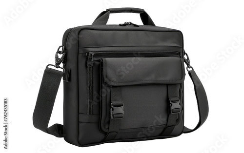 Stylish Men's Sling Bag, Trendy Small Shoulder Bag for Men Isolated on Transparent background.