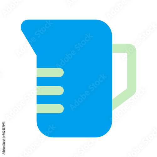 measuring cup duo tone icon