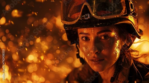 _A_Firewoman_amidst_fire_and_amber_ultra-