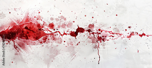 Bloodstain isolated on white background