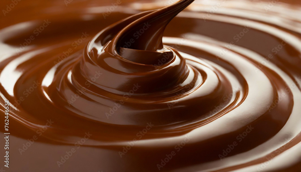 画面いっぱいになめらかな溶かしたチョコレートのテクスチャ 画面いっぱいになめらかな溶かしたチョコレートのテクスチャ
