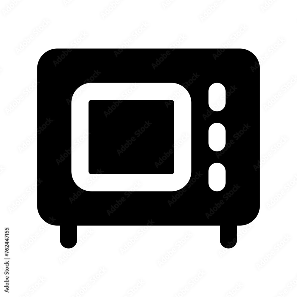 microwave glyph icon microwave glyph icon