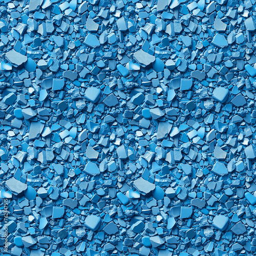 blue stone seamless tile pattern background, ai generated