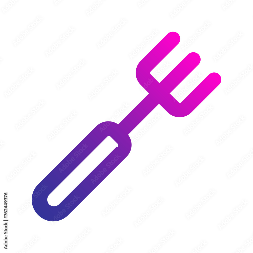 fork gradient icon fork gradient icon