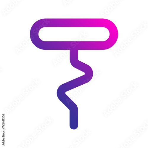corkscrew gradient icon