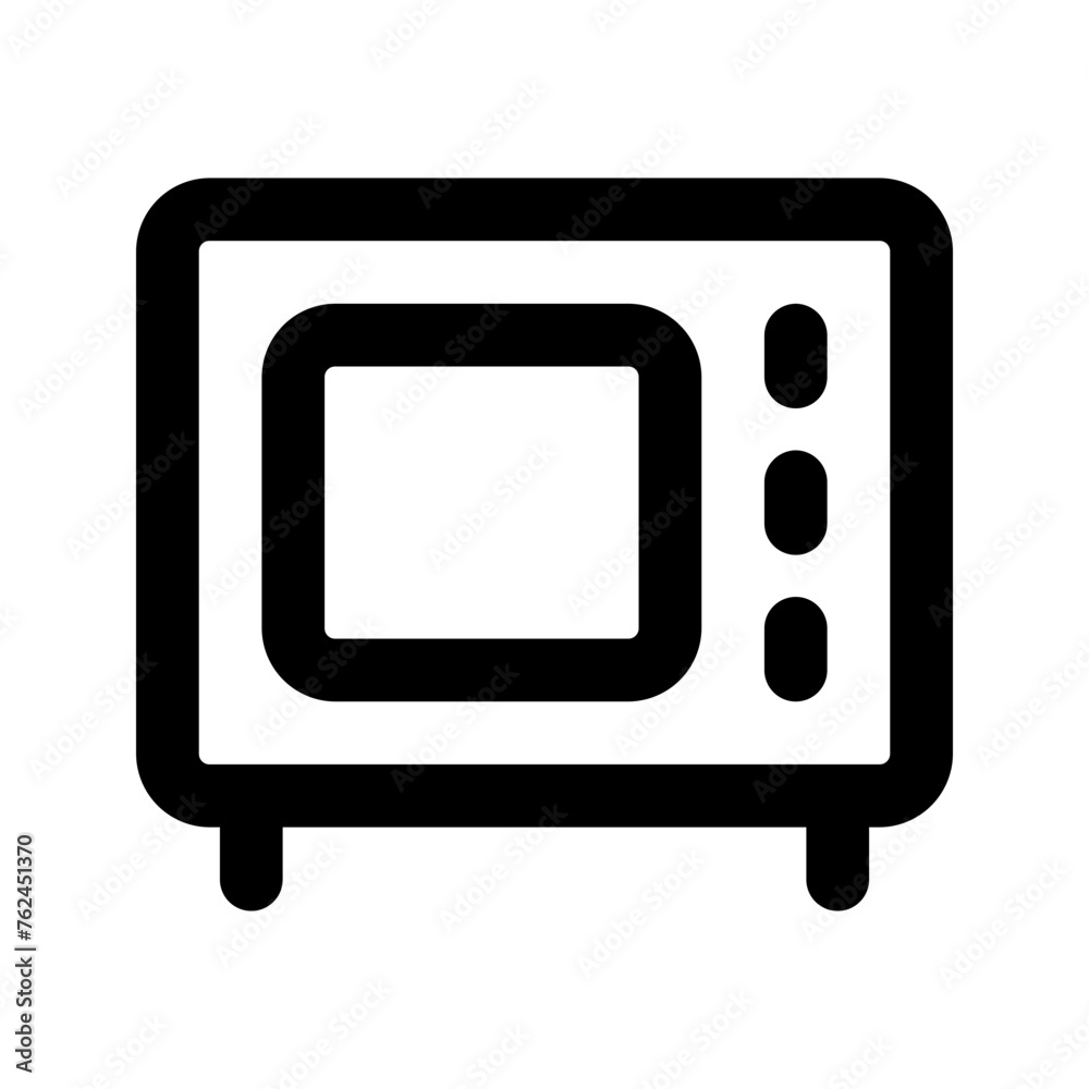 microwave line icon microwave line icon