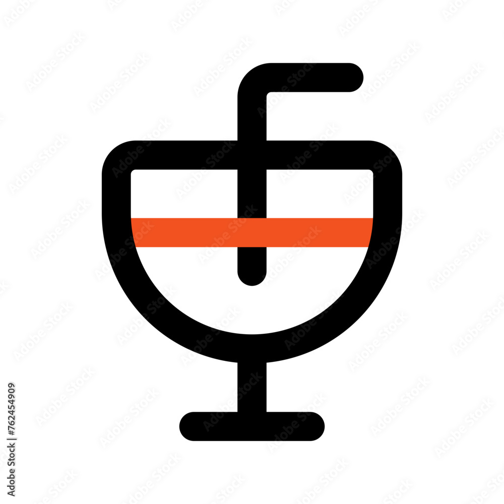 juice outline color icon juice outline color icon