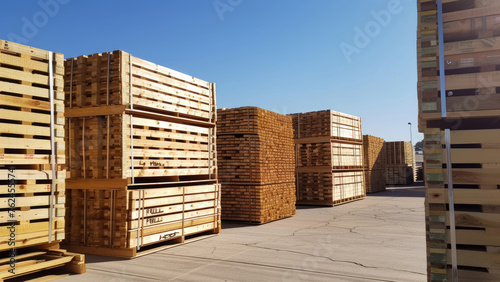 Sawmill Operations and Timber Storage Hub
