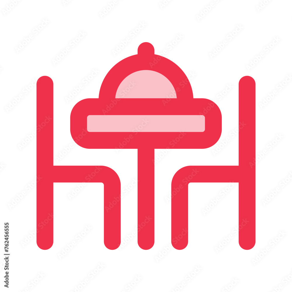 dining table outline fill icon dining table outline fill icon