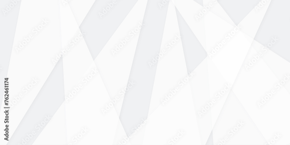Obraz premium Abstract white and gray line background design. abstract white and grey on light silver background modern design. Low poly vector illustration. triangle pattern gradient background.