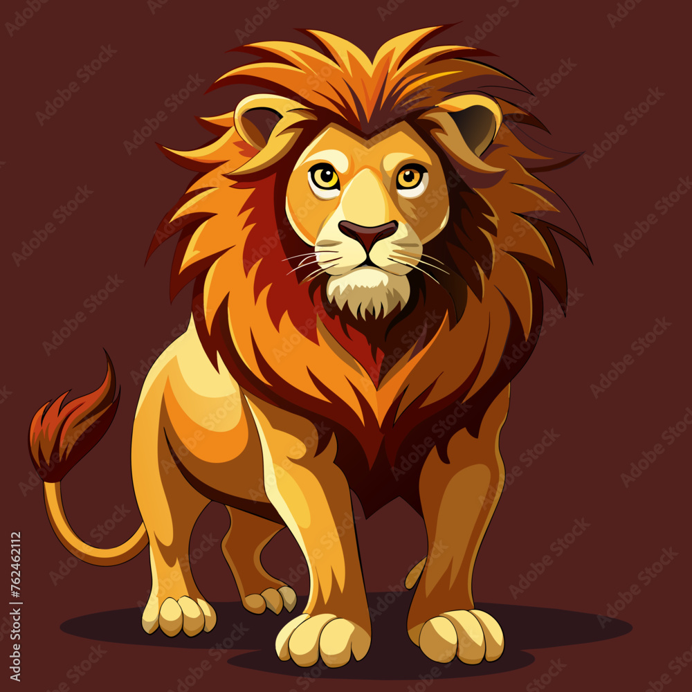 lion illustration 