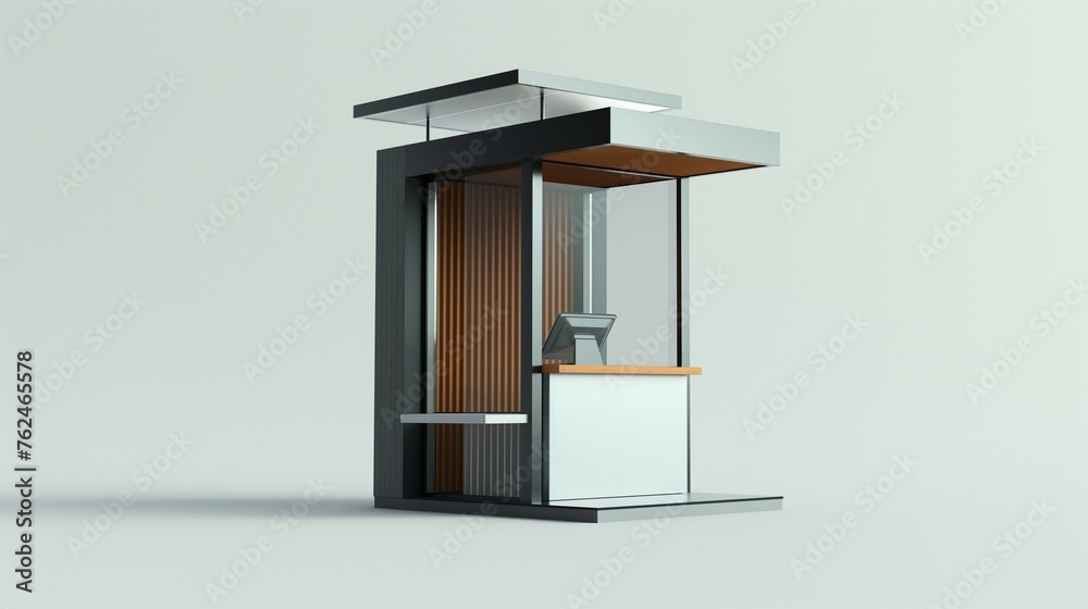 Modern Outdoor Kiosk Booth Modern Outdoor Kiosk Booth