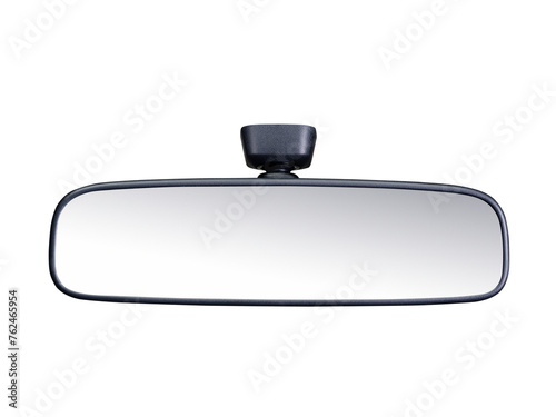Image of interior rearview mirrors car part, transparent background