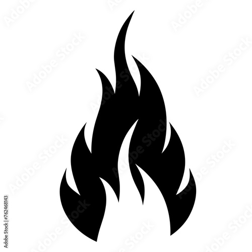 campfire flame fire icon