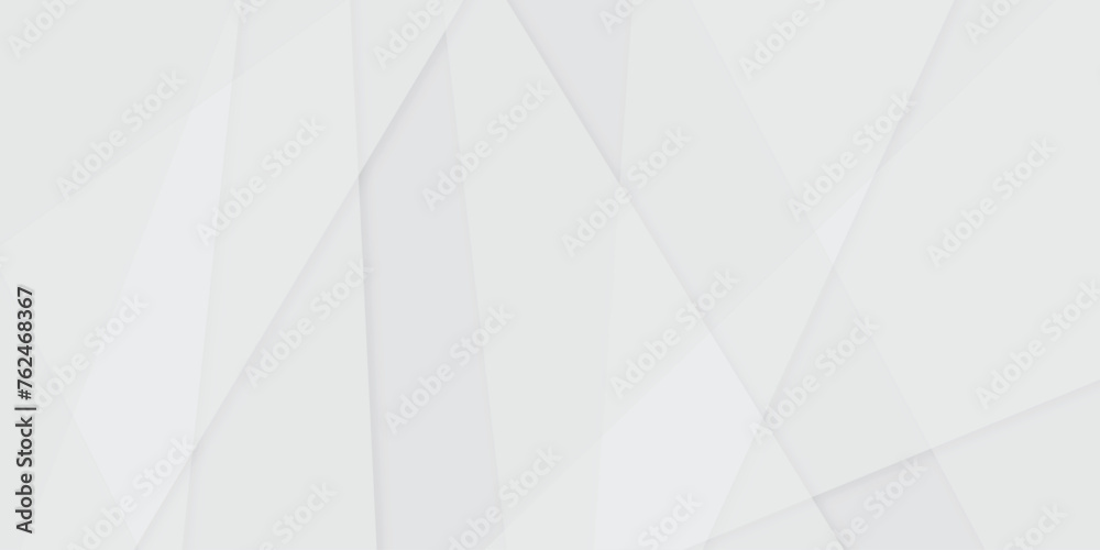 Obraz premium Abstract white and gray line background design. abstract white and grey on light silver background modern design. Low poly vector illustration. triangle pattern gradient background.
