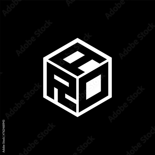 RDA letter logo design in illustration. Vector logo, calligraphy designs for logo, Poster, Invitation, etc.