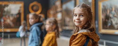 Delightful Museum A Young Girl's Captivating Journey through Art and History