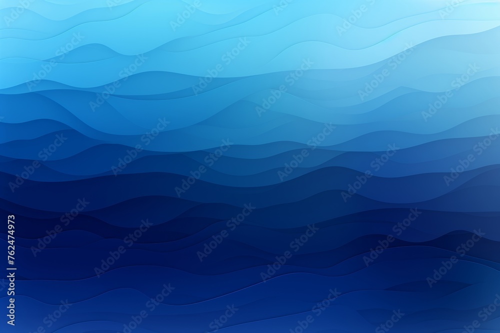 Fototapeta premium Midnight Blue to Denim Blue abstract fluid gradient design, curved wave in motion background for banner, wallpaper, poster, template, flier and cover