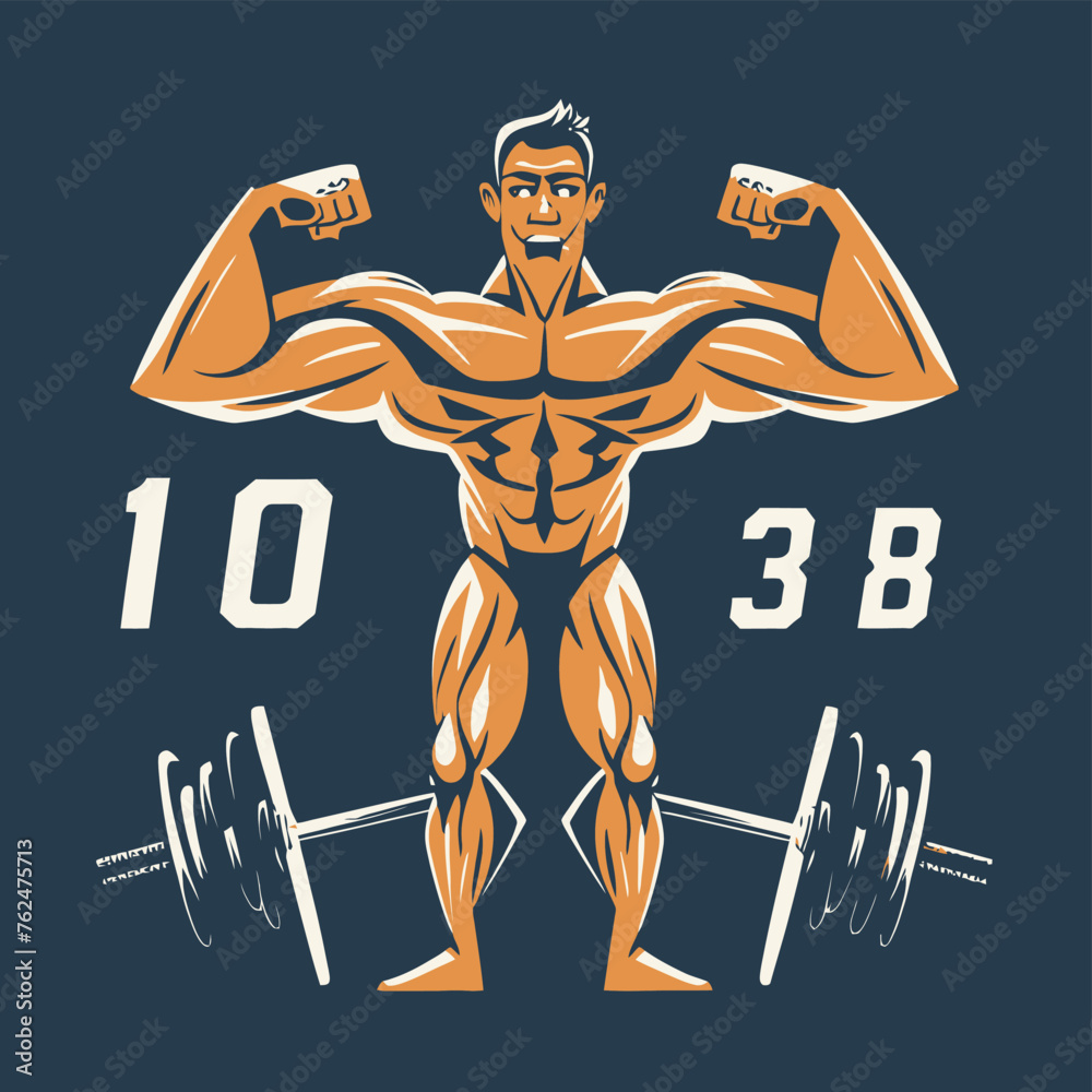 red white black modern style minimalist lines of a strong muscle pose strong body builder anatomy man at gym with bundle Doing exercises in all body positions using different gym equipment
red white black modern style minimalist lines of a strong muscle pose strong body builder anatomy man at gym with bundle Doing exercises in all body positions using different gym equipment