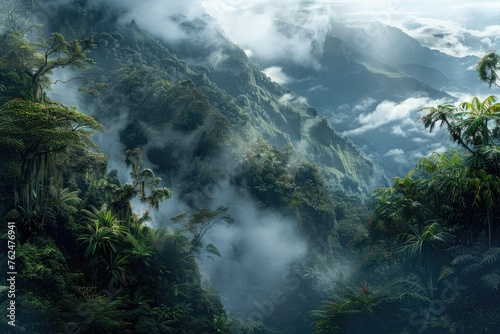 Enchanting High-altitude Cloud Forest on Earth Day