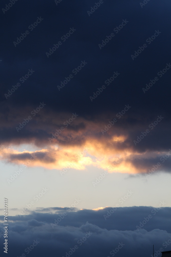 Obraz premium sunset in the mountains