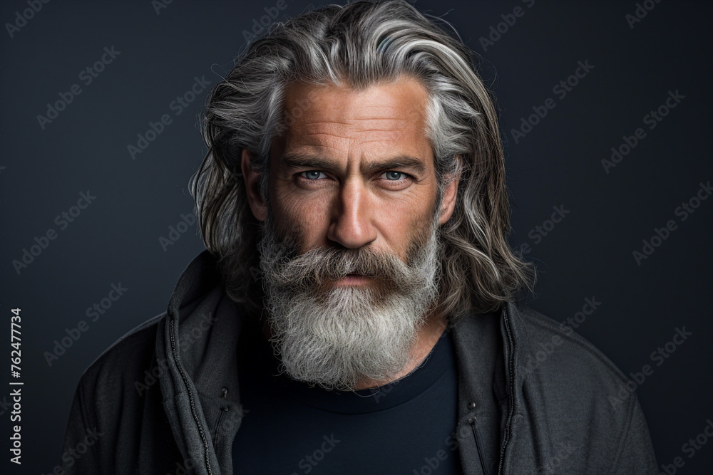 AI generated portrait of confident successful handsome businessman AI generated portrait of confident successful handsome businessman