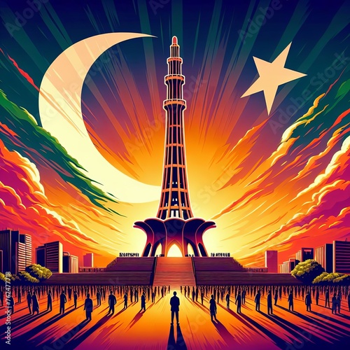 Pakistan Day Minar e pakistan 
