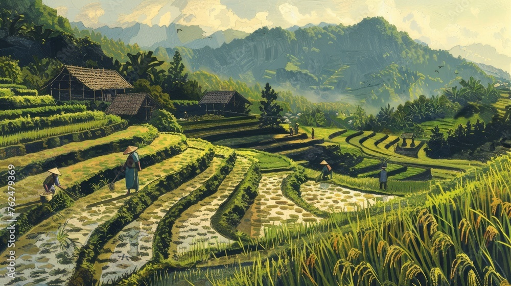 Breathtaking Terraced Rice Paddies: A Tribute to Earth's Beauty