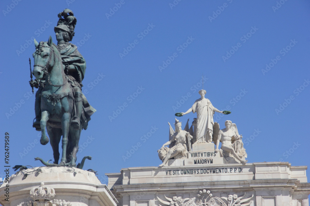 Plaza de Comercio, Lisboa, Portugal. Plaza de Comercio, Lisboa, Portugal.