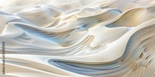 Nature's Harmony: Sand Dunes Shaped by the Wind on Earth Day