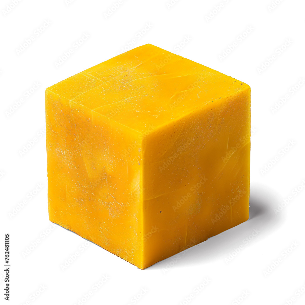 Mango cube isolated on a transparent background Mango cube isolated on a transparent background
