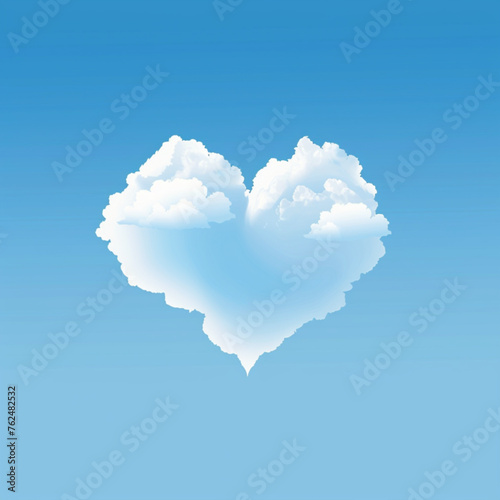 heart shaped cloud