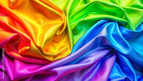 Fabric colorful satin background