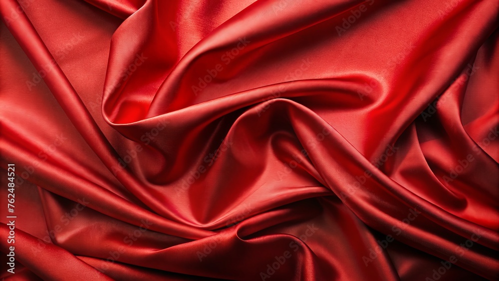 Fabric red satin background Fabric red satin background