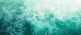 A calming blend of seafoam green and turquoise creates a soothing gradient in nature.
