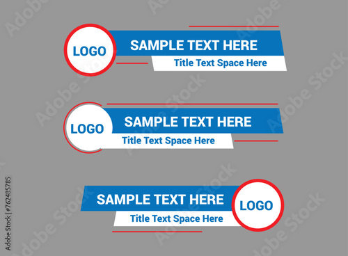 Lower Third Graphic Glamour Template Kit