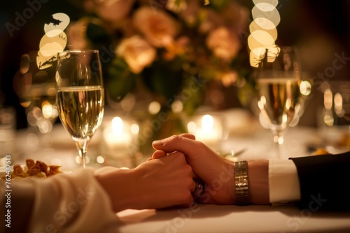 Romantic Candlelit Dinner for Two: A Moment of Love photo
