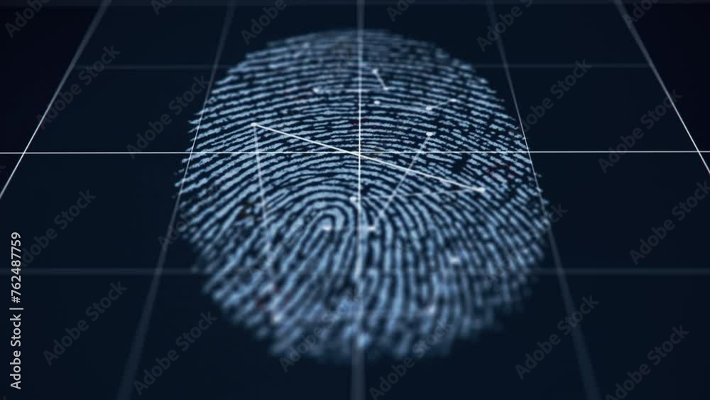 Thumbprint to Detect the Individual. No Matches Found. Computer User Interface. Personal identification. Intelligence secret service. Modern Advanced Device. Matching Personal Data.